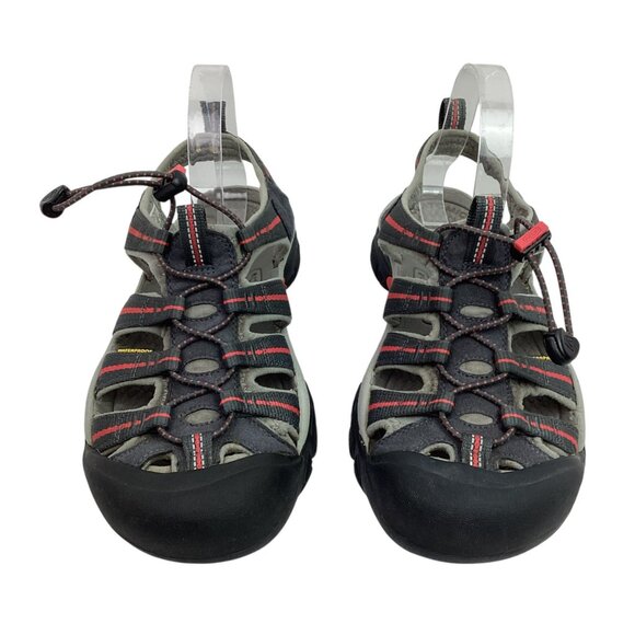 Keen Newport H2 Womens 9 Waterproof Hiking Sandals Gray Orange - Picture 2 of 11